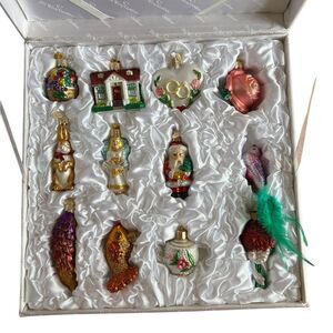 OLD WORLD CHRISTMAS Brides Ornament Collection With Satin Box & Cert‎ Lot of 12